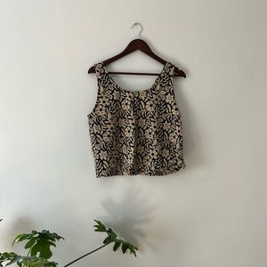 Po-em floral print tank